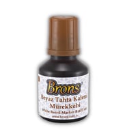 Kahverengi Yazı Tahta Kalem Mürekkebi 30 ml 1 Adet Brons Tahta Kalemi Mürekkebi 1 Adet