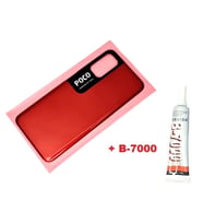 Tkgz Xiaomi POCO M3 PRO Arka Pil Batarya Kapağı (B-7000) KIRMIZI