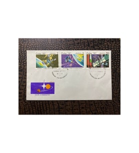 CUBA KÜBA İLK GÜN ZARFI 1984 DİA DEL COSMONAUTİCA UZAY UYDU TEMALI FDC