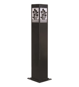 AVONNI BSU-68144-BSY-M4-B Siyah Boyalı Dış Mekan Aydınlatma E27 Aluminyum Akrilik Cam 12cm