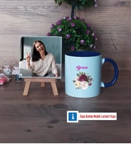 İsme Özel Doğum Günü Hediyesi Fotoğraflı Dekoratif Taş, Kupa Bardak Beyaz Hediye (Model 3)