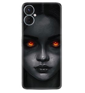 Tecno Spark 9T Kılıf Resimli Desenli Silikon Platinium Series Dark Woman 1887