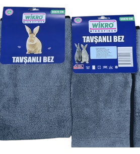 Wık Mirofiber Tavşanlı Cila Bezi (50X70) (Çok Renkli)