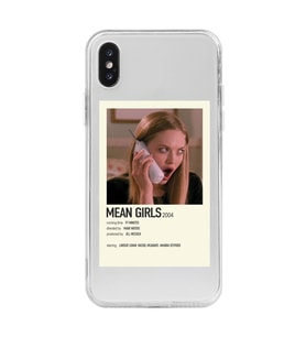 Iphone XS MAX Uyumlu Mean Girls Tasarımlı Şeffaf Telefon Kılıfı