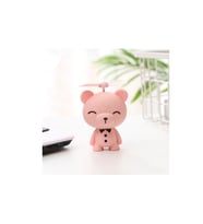 Livava Ayıcık Gece Lambası Ve Fan, Mavi, 12x7 (Pembe)