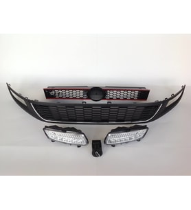 VOLKSWAGEN POLO 2010-2014 KROM PANJUR ORTA IZGARASI LED SİS SET