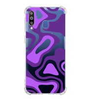 Samsung Galaxy M30  Köşe Korumalı Antişok Kapak Renkli Desen Tasarımlı Şeffaf Silikon Kılıf