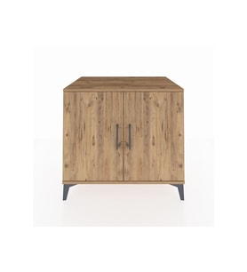 Kronos Şifonyer 2 Raflı 2 Kapaklı 88x59x80 Çam-Çam