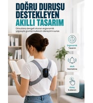 Titreşim Uyarılı Akıllı Düzeltici Günlük Kullanıma Uygun Dik Duruş Cihazı