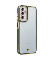 Samsung Galaxy M23 Kılıf Liva Lens Silikon - Yeşil