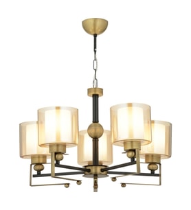 AVONNI AV-65227-5E Eskitme Kaplama Modern Avize E27 Metal Cam 58cm