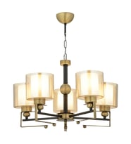 AVONNI AV-65227-5E Eskitme Kaplama Modern Avize E27 Metal Cam 58cm