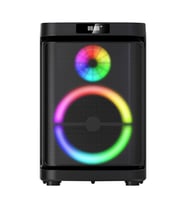 Lexroo GD-1019 Dijital LED Göstergeli Çift Mikrofonlu RGB TWS 10 inç Stereo Bass Kablosuz - Siyah