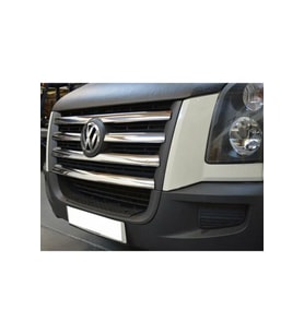 Vw Crafter Uyumlu Ön Panjur 5 Parça Krom 2006-2012