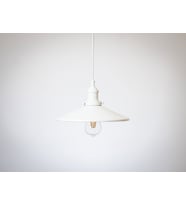 RİOLİGHT RETRO11,RUSTİK MUTFAK,ODA,KOLİDOR,CAFELER İÇİN TEKLİ E27 DUYLU METAL SARKIT AVİZE ÇAP:28CM (Beyaz)