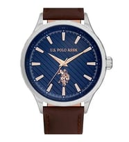 USPA 1069 - Orjinal Ürün Belgeli, Garantili U.S.Polo Assn. Erkek Kahverengi Kol Saati