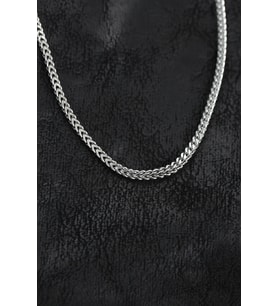 316L Çelik Gümüş Renk Foxtail Model Zincir Erkek Kolye 5886 - SSSSSS7676-8187