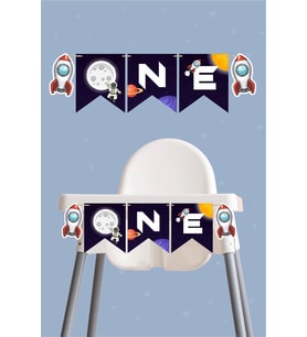 Uzay Temalı ONE Banner *Kalın Kağıt
