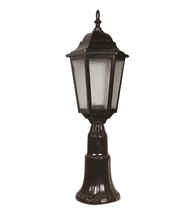 AVONNI BSU-68188-BSY-K Siyah Boyalı Dış Mekan Aydınlatma E27 ABS Akrilik Cam 23cm