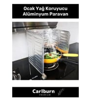 Özel Üretim Katlanabilir Isıya Dayanıklı Paslanmaz Kızartma Pişirme Yağ Koruyucu Alüminyum Paravan
