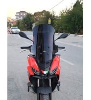 MOTOCAM Aprilia SR GT 125 Ön Cam 2021-2026 Model 58cm Siyah Renkli 4mm
