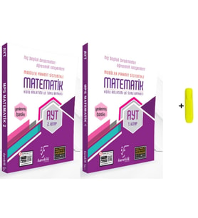 Karekök Yayıncılık AYT Matematik 1. Ve 2.Kitap Seti Yeni