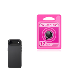 Apple iPhone 17 Air Uyumlu Zore CL-06 Kamera Lens Koruyucu (Siyah)