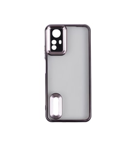 Xiaomi Redmi Note 12S Uyumlu Kılıf Kamera Korumalı Logo Gösteren Zore Omega Kapak