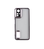 Xiaomi Redmi Note 12S Uyumlu Kılıf Kamera Korumalı Logo Gösteren Zore Omega Kapak