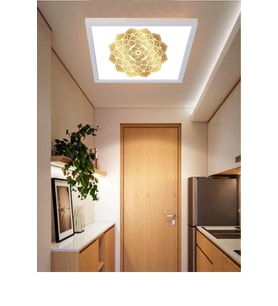 Nihan-salon Led Aydınlatma Avize- 60w Yeni Tasarım 60x60 -beyaz Işık-tavan Lambası