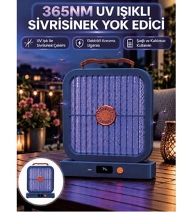 Şarjlı UV Işıklı Sinek Öldürücü Cihaz Mi Elektrikli Sivrisinek Yok Edici