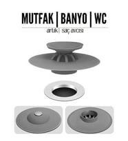 ModaCar Lavabo Küvet Artık ve Saç Avcısı Peligna Design