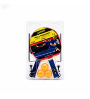 MASA TENİSİ FİLELİ PİNPON RAKET SETİ 2PCS RAKET - 3PCS TOP - 1PCS FİLE - AYAK (5680)