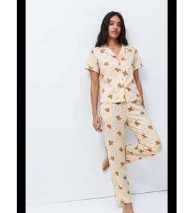 Night Standart Boy Elastanlı Pijama Takımı