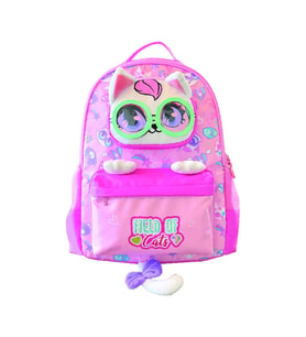 DREAM VEST GÖZLÜKLÜ KEDİ SIRT ÇANTASI ÇOK RENKLİ (K)