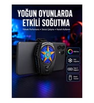 Mey İthalat® Dijital Göstergeli Evrensel Telefon Soğutma Fanı Yeni Nesil