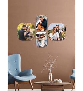 4 Parçalı Dekoratif MDF Tablo Seti