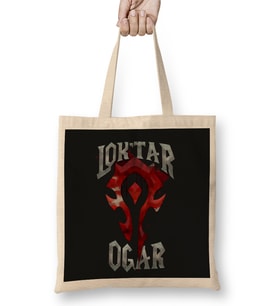 World Of Warcraft Night Borne Forthe Horde Bez Çanta Uzun Saplı