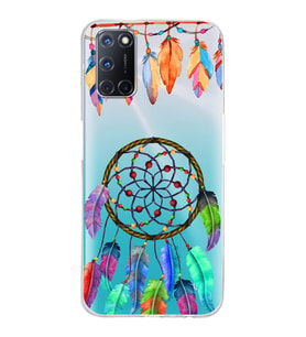 PrintiFy Oppo A72  ile Uyumlu 1mm Slim Fit Nazar Boncuğu 6 Baskılı Şeffaf  Kılıf