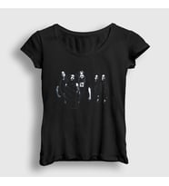 Presmono Kadın Siyah Band Opeth T-Shirt 100600tt