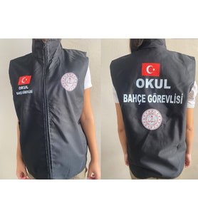 Yenı Model Harika.Okul Bahçe Görevlisi Yeleği Satınal,Sıvıle Satılmaz.