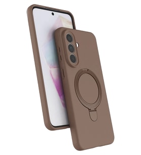Galaxy A57 5G Regal Magsafe Standlı Kapak - Çöl Titanyum