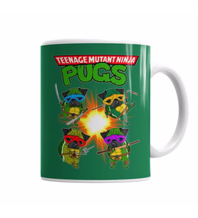 Ninja Pugs Kupa Bardak Porselen