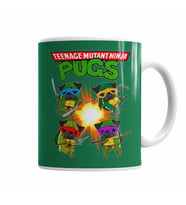 Ninja Pugs Kupa Bardak Porselen