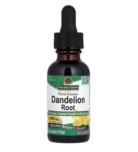 Nature's Answer Fluid Extract Dandelion Root Alcohol Free 2,000mg (30 ml).