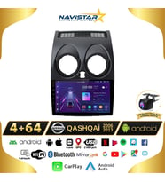 Nissan Qashqai Kablosuz Carplay 4GB + 64GB Android 13 2006-2013 Navigasyon Multimedya Sistemi