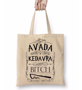 Harry Potter Avada Kedavra Bez Çanta Uzun Saplı