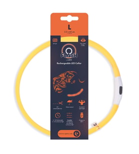 M-Pets Flash Led Boyun Tasma Turuncu (L)