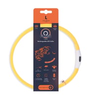 M-Pets Flash Led Boyun Tasma Turuncu (L)