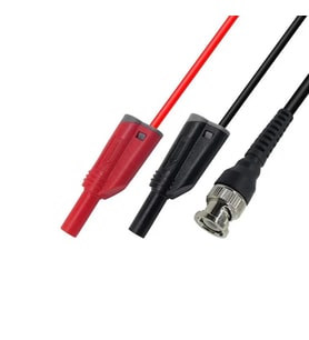Powermaster 2x 4mm Banana Fişli BNC Kablo Kamera Soketi Kablosu Konnektör